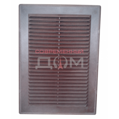 Решетка пластиковая прямоугольная МВ 125-1с (MV 125-1s) /красное дерево/